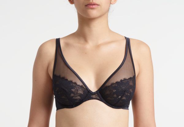 yasmine eslami Annabelle soutien-gorge Plongeant noir