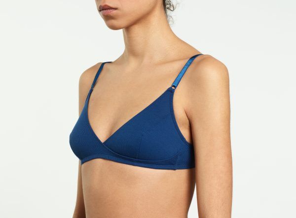 Yasmine Eslami Caroline Soutien-gorge Souple Cobalt