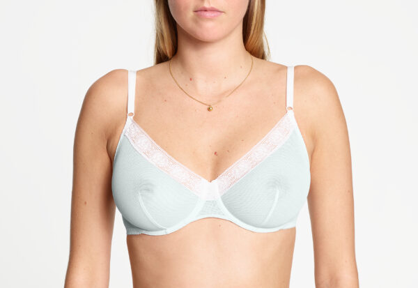 yasmine eslami Irène soutien-gorge à armatures Blue Love