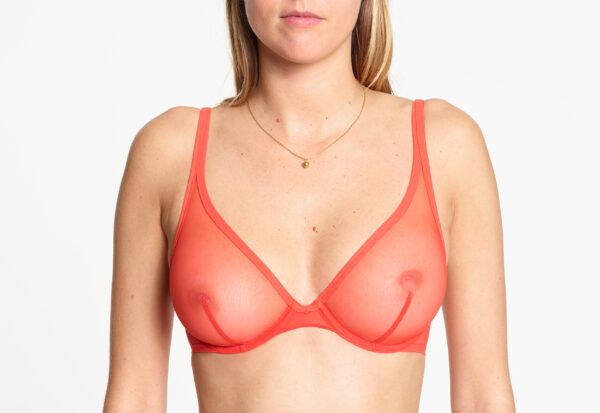 Yasmine Eslami Jeanne Soutien-gorge Plongeant Sunset