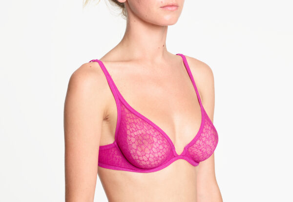 Yasmine Eslami Lily Soutien-gorge Plongeant Raspberry