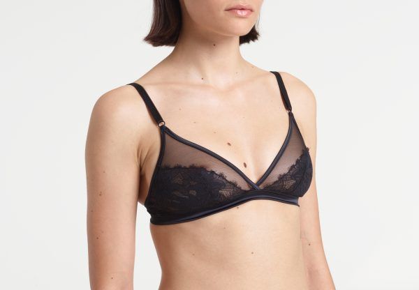 Yasmine Eslami Annabelle Soutien-gorge Souple Noir
