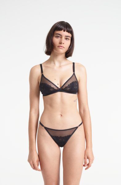 Yasmine Eslami Annabelle Soutien-gorge Souple Noir