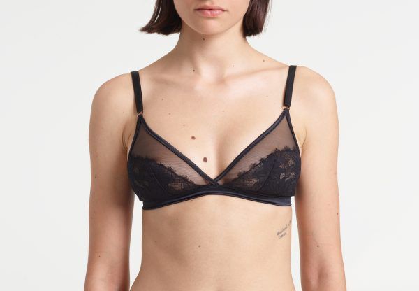yasmine eslami Annabelle soutien-gorge souple Noir