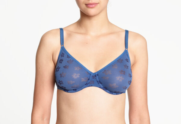 yasmine eslami Ava Soutien-gorge Moulé Denim