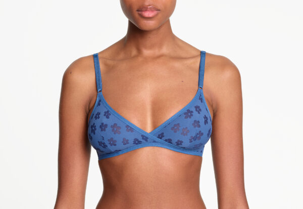 yasmine eslami Ava soutien-gorge souple Denim