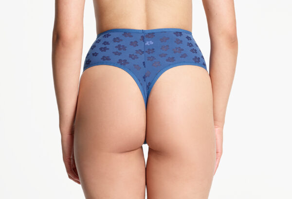 Yasmine Eslami Ava String Taille Haute Denim