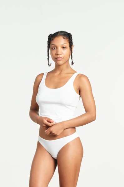 yasmine eslami Caroline Débardeur Blanc