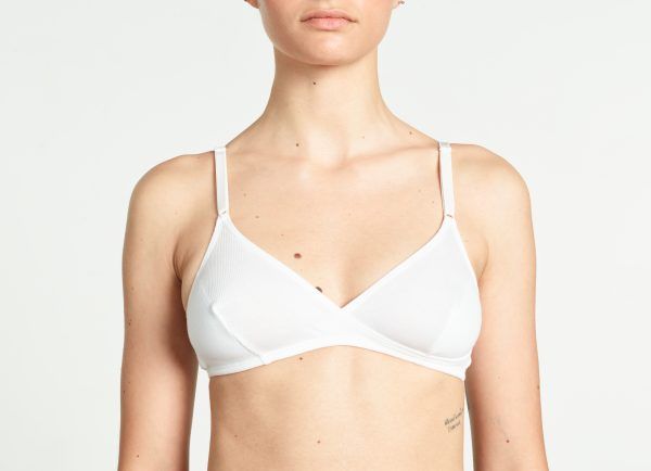 yasmine eslami Caroline Soutien-Gorge Souple Blanc