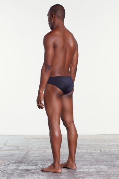 Yasmine Eslami Etienne Slip De Bain Black