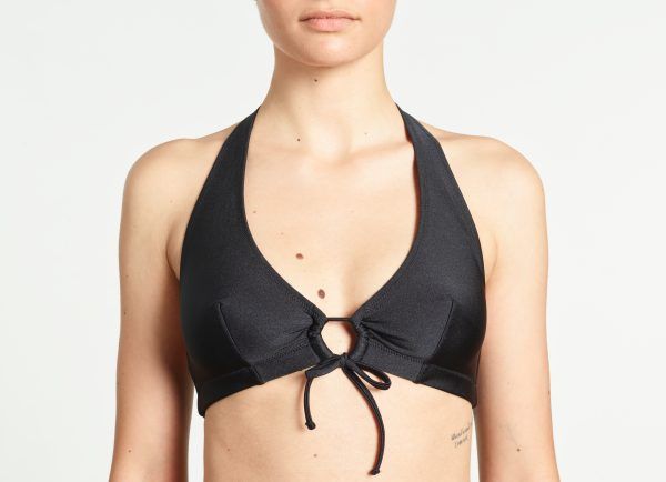 yasmine eslami Haut de maillot Clara Black