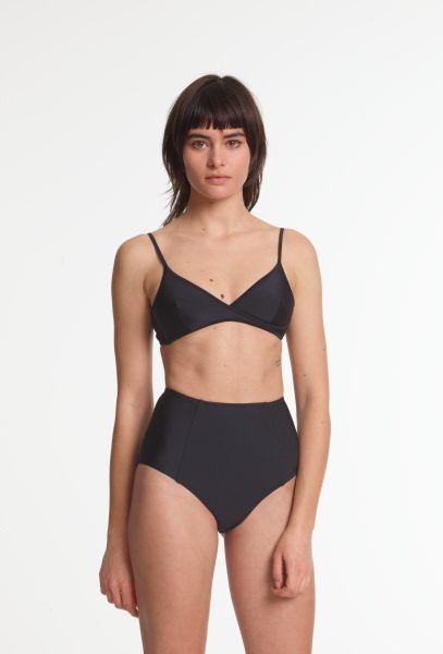 Yasmine Eslami Haut De Maillot Maya Black