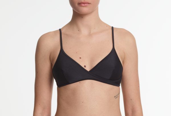 yasmine eslami Haut de maillot Maya Black