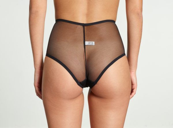 Yasmine Eslami Jeanne Culotte Taille Haute Black