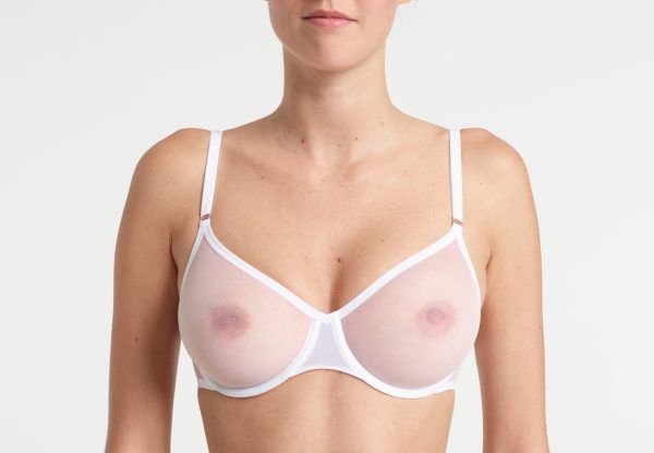 yasmine eslami Jeanne soutien-gorge moulé Blanc