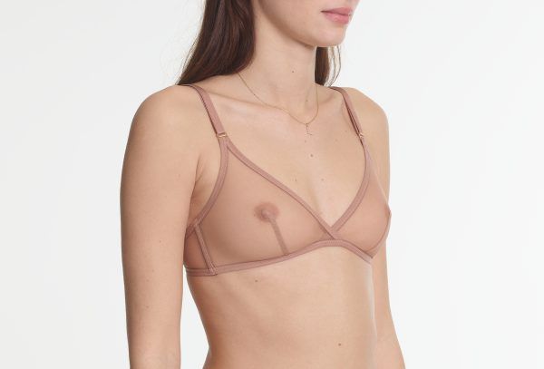 Yasmine Eslami Jeanne Soutien-gorge Souple Latte