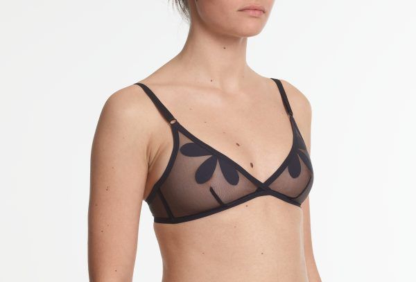 Yasmine Eslami Léa Soutien-gorge Souple Noir