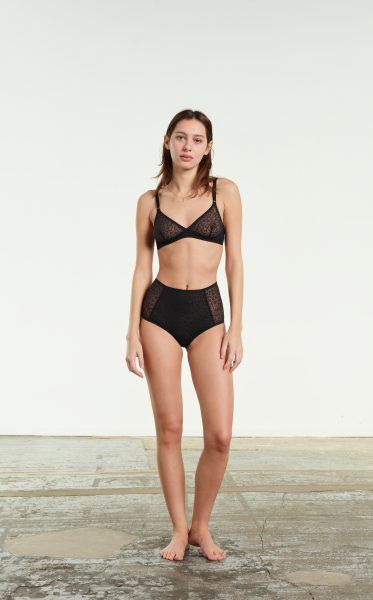 Yasmine Eslami Lily Culotte Taille Haute Black