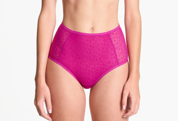 yasmine eslami Lily Culotte Taille Haute Raspberry
