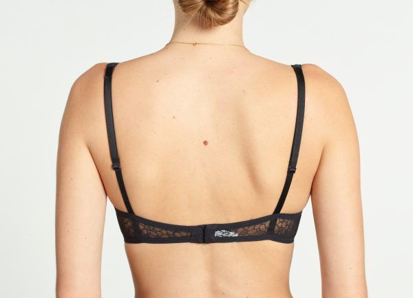 Yasmine Eslami Lily Soutien-Gorge Plongeant Black