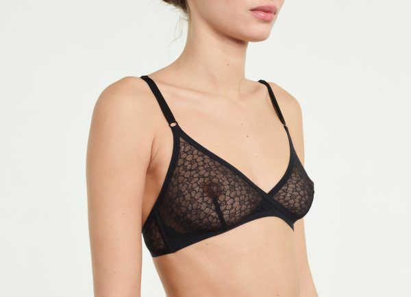 Yasmine Eslami Lily Soutien-Gorge Souple Black