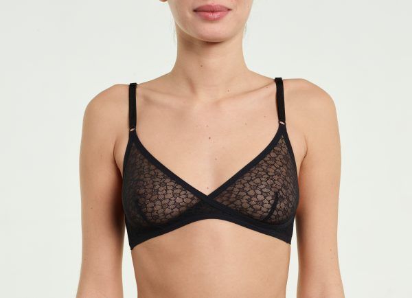 yasmine eslami Lily Soutien-Gorge Souple Black