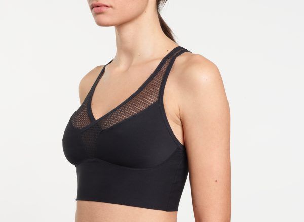 Yasmine Eslami Lou Brassière De Yoga Black