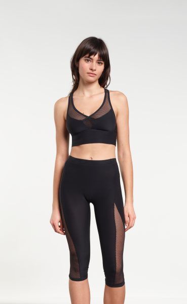 Yasmine Eslami Lou Brassière De Yoga Black