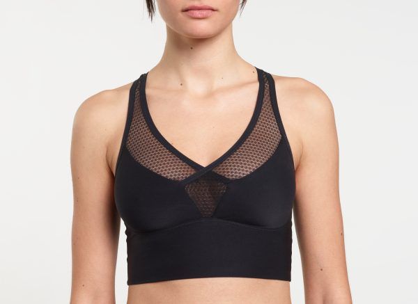 yasmine eslami Lou Brassière de Yoga Black