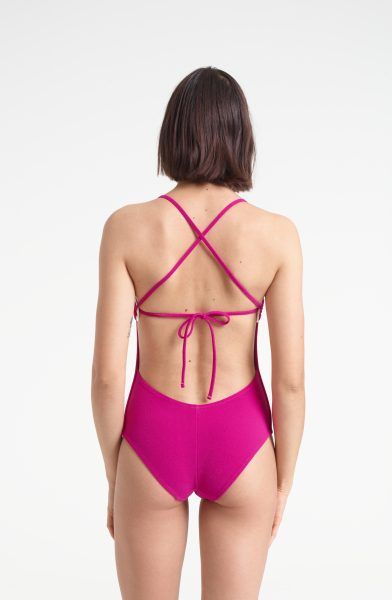 Yasmine Eslami Maillot Une-pièce Lana Purple Haze