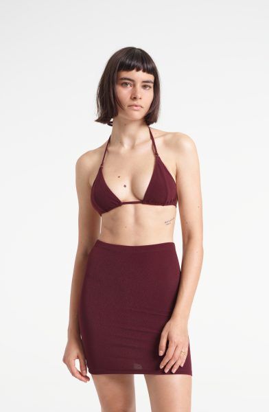 yasmine eslami Ola Jupe Choco