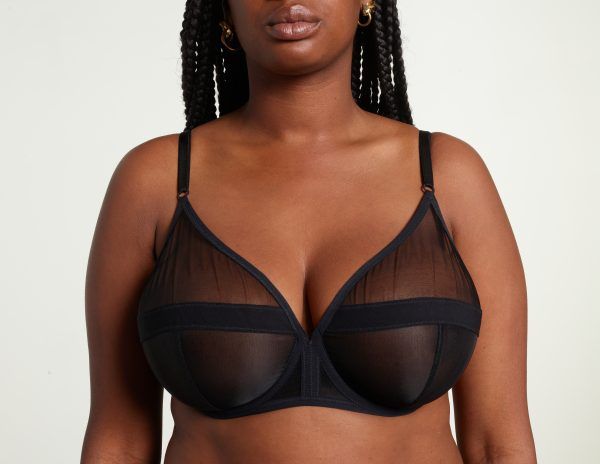 yasmine eslami Serena soutien-gorge emboitant Noir