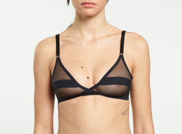 yasmine eslami Serena soutien-gorge souple Noir