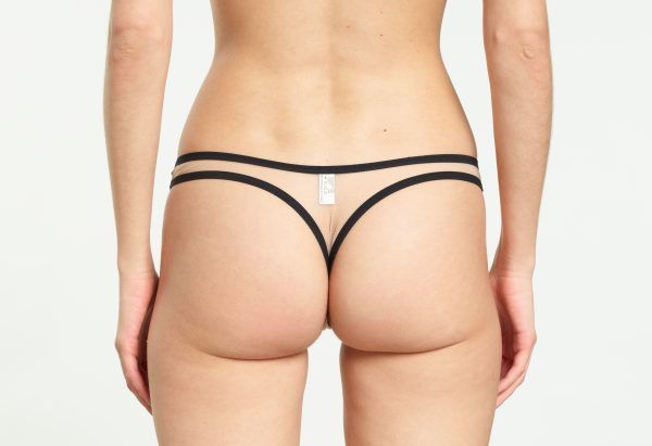 Yasmine Eslami Serena String Chair Et Noir