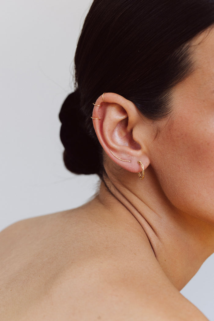 Yay Paris Climber Éclat Box Twisted Hoop And Fake Piercing