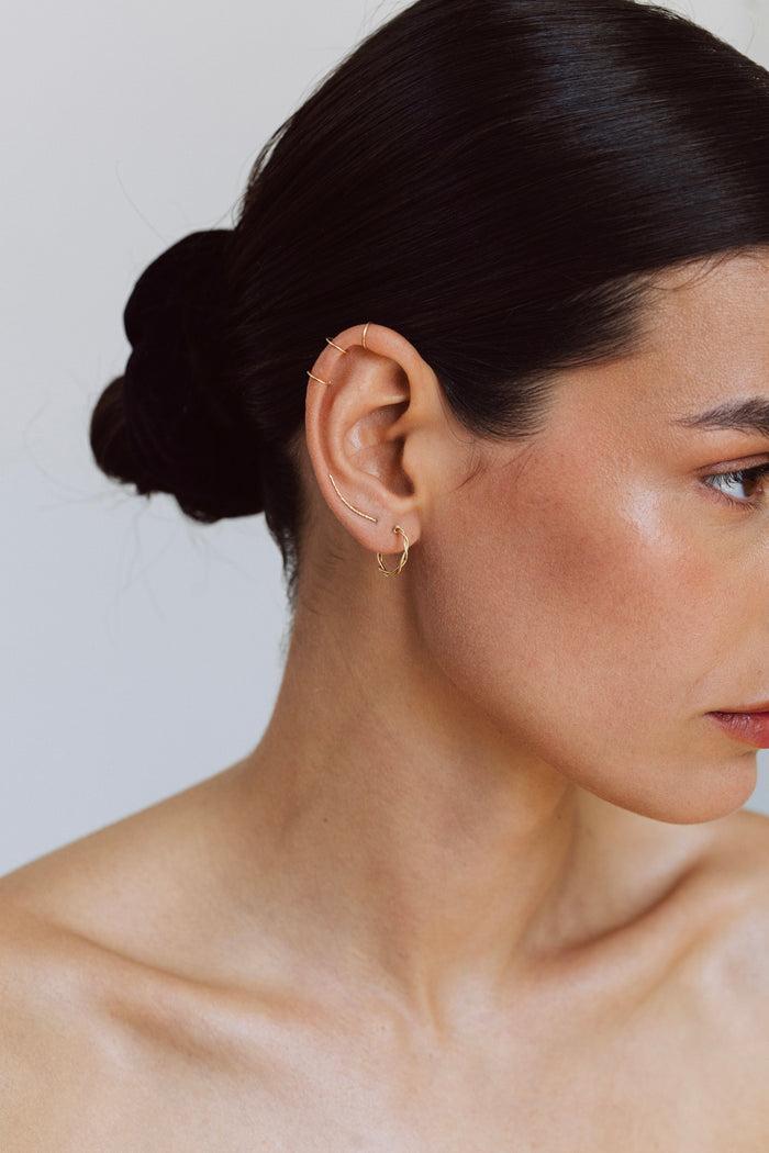 Yay Paris Climber Éclat Box Twisted Hoop And Fake Piercing