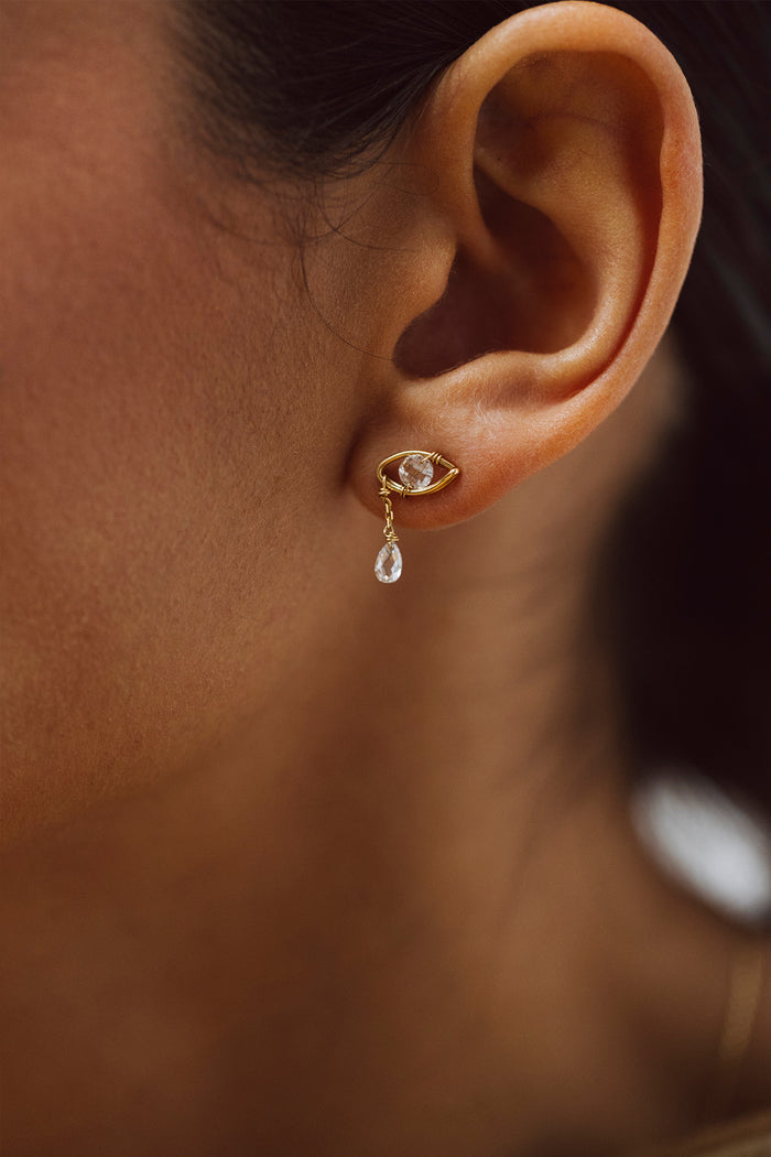 Yay Paris Climber Kamsa Tassel - 750‰ Gold White Diamond