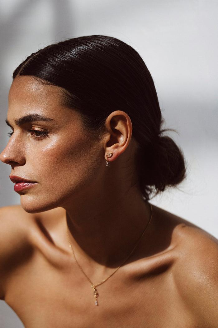 Yay Paris Climber Kamsa Tassel - 750‰ Gold White Diamond