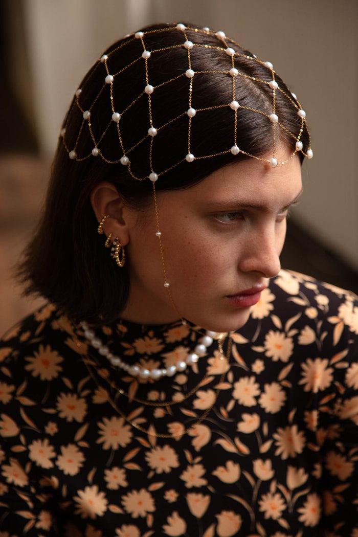 Yay Paris Toison Dorée Head Jewelry - Cultured Pearls