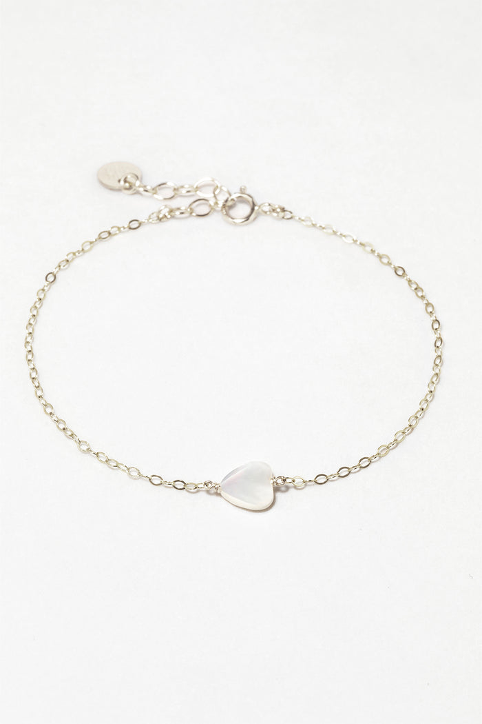yay paris Bracelet - Mother of Pearl Heart