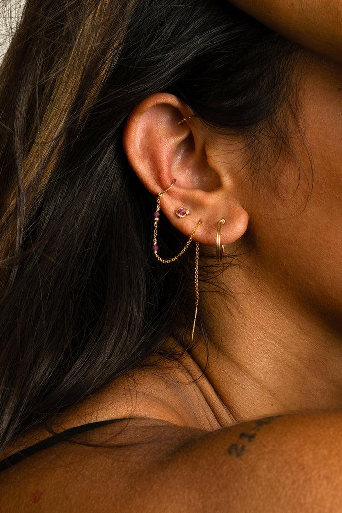 Yay Paris Celestial Ear Cuff - Ruby