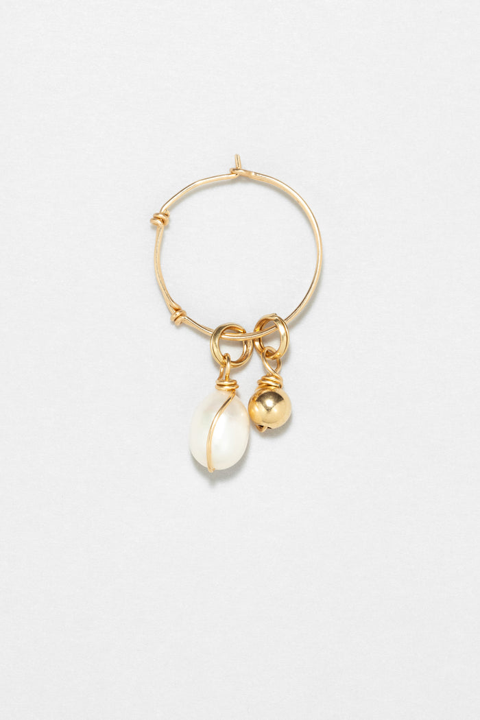 Yay Paris Charm Pendant - Intertwined Cultured Pearl