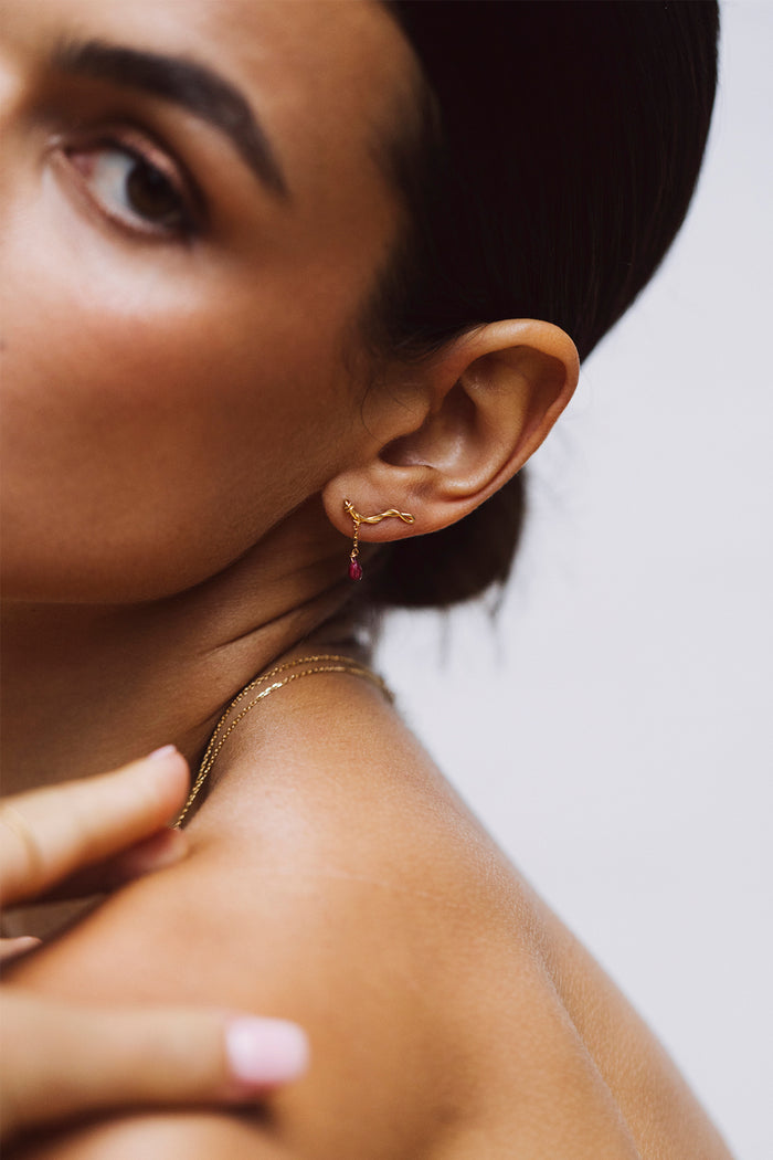 Yay Paris Climber Tassel Lalita - Gold 750‰ Ruby