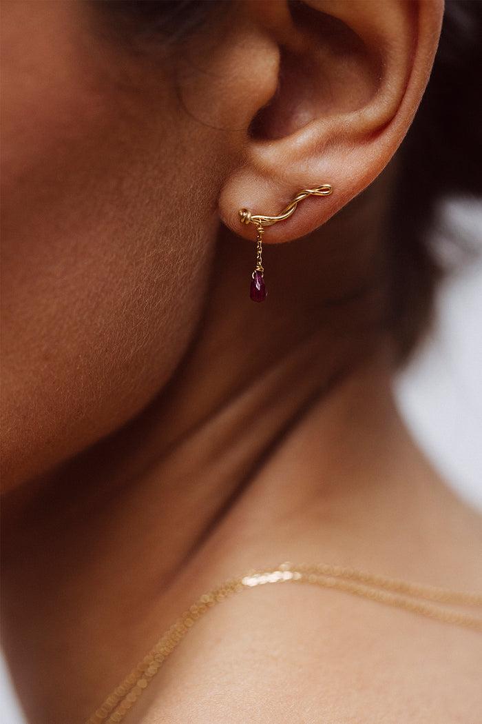 Yay Paris Climber Tassel Lalita - Gold 750‰ Ruby