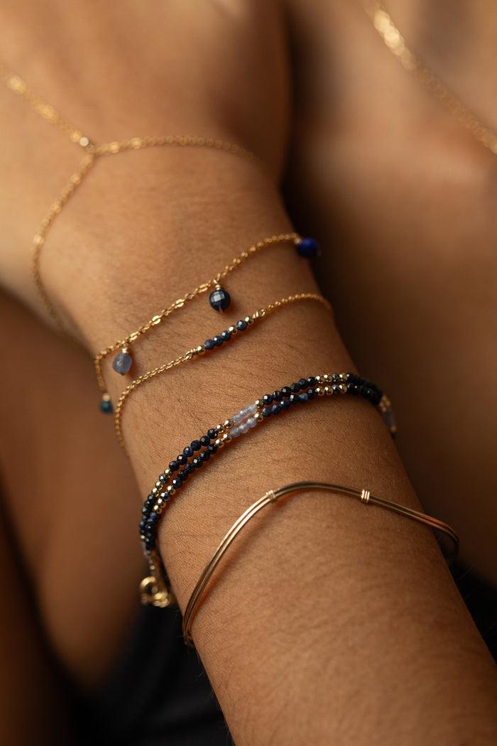 Yay Paris Damascus Bracelet - Azure