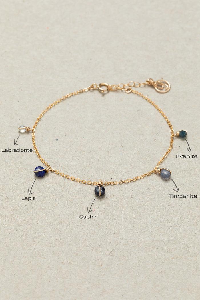 Yay Paris Damascus Bracelet - Azure