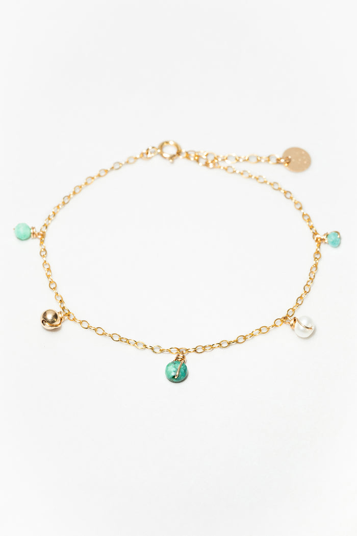 yay paris Damascus Bracelet - Blue Lagoon