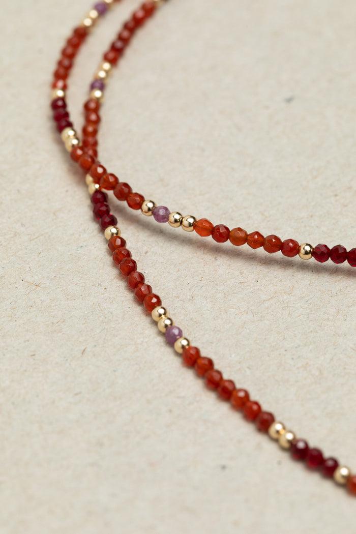 yay paris Double Queen Necklace-Bracelet - Flame