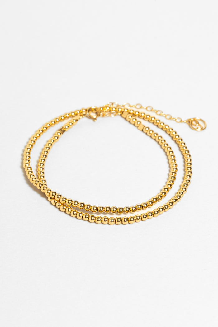 yay paris Double Queen Necklace-Bracelet - Gold