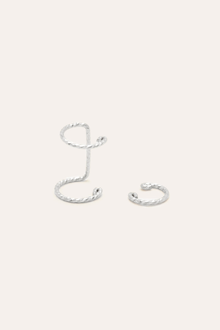 yay paris Ear cuff Éclat duo - Silver